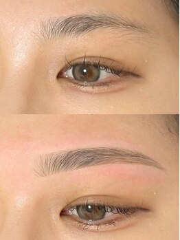 ヴィコ 名古屋栄(vico)の写真/vicoの美眉アイブロウWAXで驚くほど垢抜け顔に♪自眉を活かし,骨格に合わせたデザインを提案☆