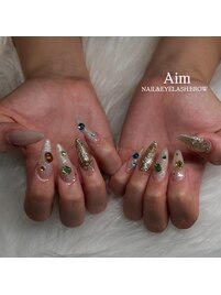 ロングネイルデザイン