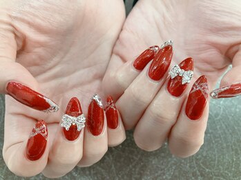 ウインド トータルビューティーサロン(WIND Total Beauty Salon)/真っ赤なネイル