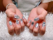 レアネイル 新宿(le'a nail)/ニュアンスマグネットデザイン