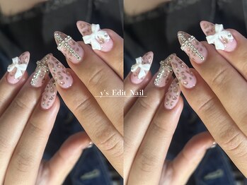 ワイズエディットネイル 神戸元町(y's Edit Nail)/持ち込み／フィルイン/長さだし