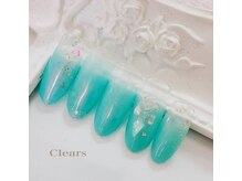 ビューティーネイルサロン クリアーズ(Clears)/偏光カラーグラデーションネイル