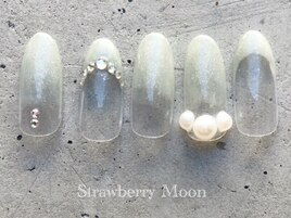 ラメフレンチ　￥7980