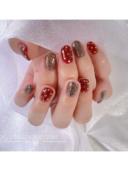 ユー(you)/バレンタインネイルデザイン☆