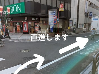 ヘッドミント 静岡店/直進です