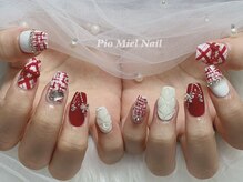 ピオミエルネイル 新宿(pio miel nail)/レッドツイード