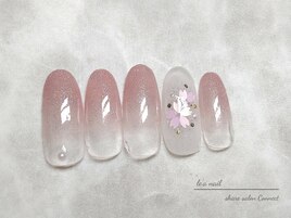 シンプル桜ネイル*