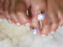 アグン(agung)/フットネイル 人魚の鱗