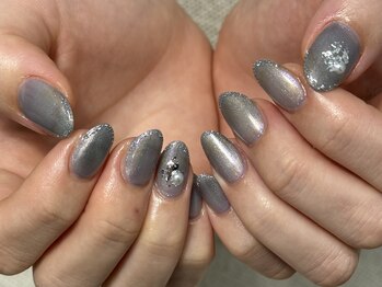 ブルーサマーネイル akane