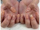 ぷっくりお花ネイル