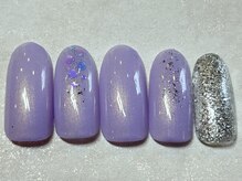 ネイルアンドアイラッシュ ネネ/ラメ　カラーホロ　レインカラー