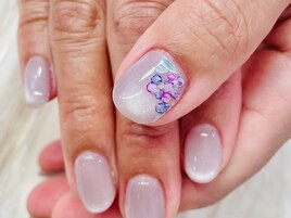ぷるんとマグネットに紫陽花