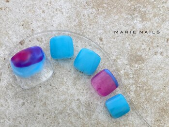 マリーネイルズ 表参道店(MARIE NAILS)/定額¥6,600 シアーネオン 0724c