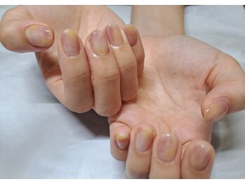 アンドビー(&b.)/桃ネイル