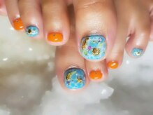 アグン(agung)/フットネイル ドロップアート