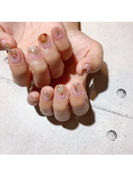 アティックネイルアトリエ(attic nail atelier)/べっこうネイル★