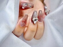 ルビーネイル 名古屋駅桜通口店(RUBY NAIL)/10本長さ出し10本アート付け放題