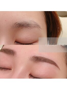 アイブロウ バー(eyeblow bar)/立体美眉ケアビフォーアフター