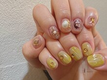 アイネイルズ 渋谷店(I nails)/ちぐはぐニュアンス￥9480