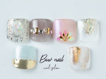 バウネイル(Bow nail)の写真/足元から可愛くオシャレに☆ケアもプロにお任せ♪ハンドのネイルができない方も◎【初回&6週以内オフ無料】