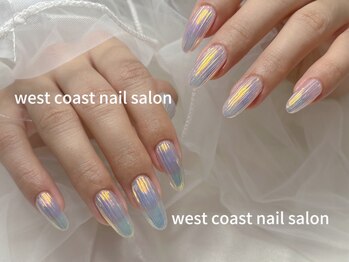 ウエスト コースト ネイルサロン(West coast Nailsalon)/夏ネイル/うるうるバカラネイル