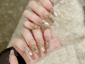 ナユキネイル 渋谷店(NA.YUKI NAIL)の写真/スカルプが苦手な貴方も、ホンモノのスカルプに見えちゃうチップデザインデビュー♪魅惑の指先で女度UP☆
