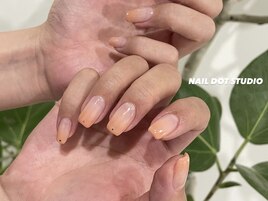 オレンジグラデ×ちびホロ