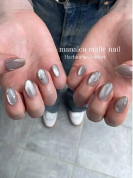 マナレアマリエ(manalea malie)の写真/【こだわりデザイン】手書きアートネイル/デザインネイルが得意♪周りと被らないあなただけのデザインを*