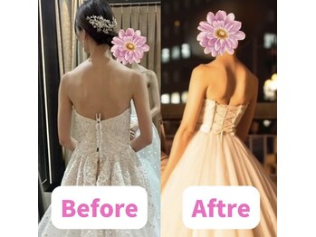 ボディキュア ブライダル美容整体 大阪梅田/写真映えの秘密は姿勢/中之島