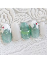 たゆ ネイル(たゆnail)/うるうるメロンソーダネイル