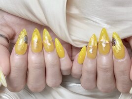 ひまわりネイル
