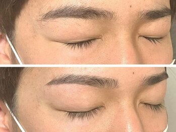 アールプラス 新宿(ar+)の写真/【新宿/アイブロウ】間引き・毛量調整するだけで清潔感がUPして印象が大きく変わります☆憧れのモテ眉に♪