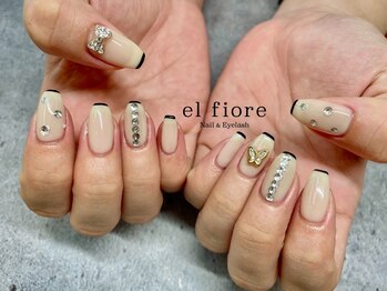 キレイめネイル/ストーンネイル