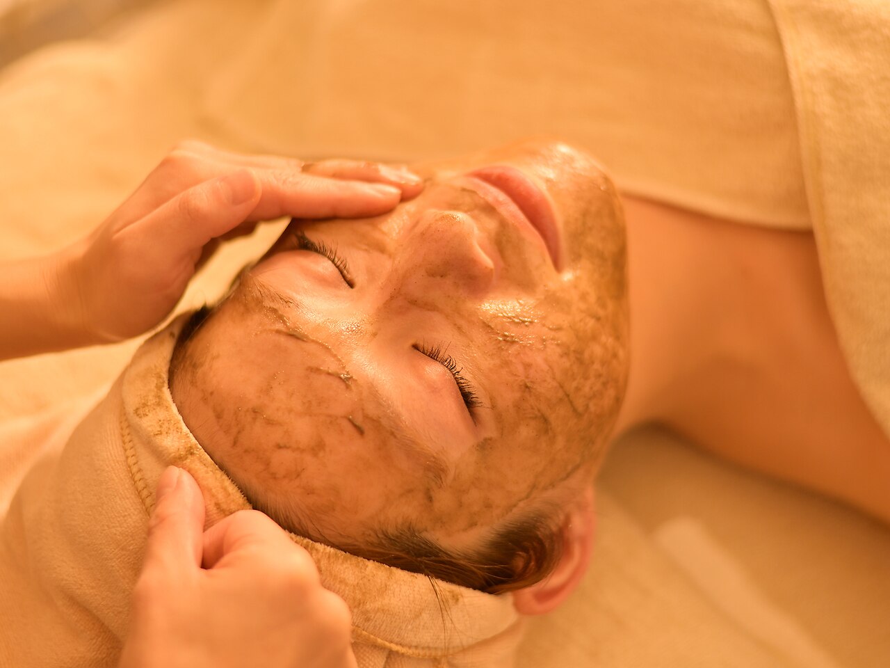 剥離しないハーブピーリング