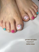 プライベート ネイルサロン マーマ(murmur)/フラワーネイル