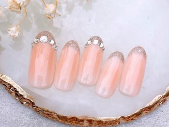 ネイルサロンフォーユー(for u)/チークネイル♪￥7980