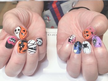 ネイルサロン マハロ 横浜四季の森フォレオ店(Nail Salon Mahalo)/ハロウィンネイル