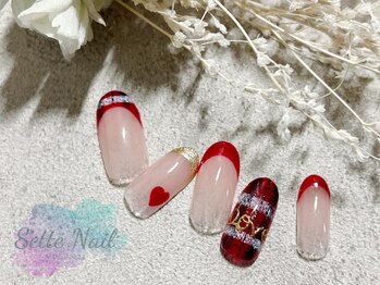 セッテネイル(Sette Nail)/鮮やかなチェックデザイン♪