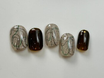 ネイルメゾン 天神店(NAIL MAISON)/ニュアンス個性派 ¥7000