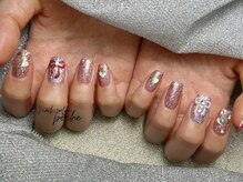 ペッシュ(peche)/ribbon × glitter