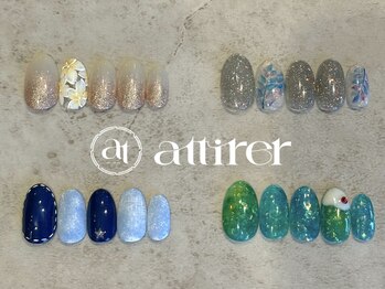 アティレ(attirer)/8月☆Monthly定額ネイル