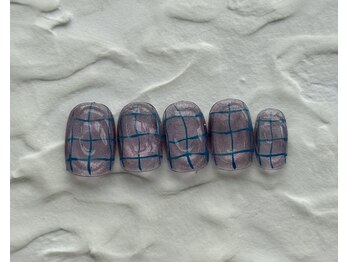 ネイルルーム エルナ(nail room ELNA)/アシンメトリーデザインA￥7400