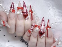 モカ 心斎橋(moca by Lee)/【Nanako】クリスマスネイル