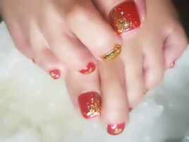 フットネイル 和風