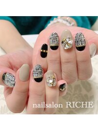 ツイードネイル！