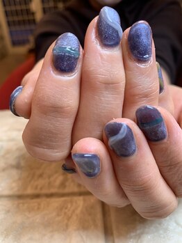 ネイルサロン シェリ(NAIL SALON Cheri)/マグネットネイルサンドうねうね