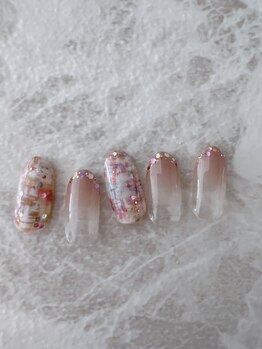 ミテソロ(mi tesoro)/2024年9月定額ネイル 6600