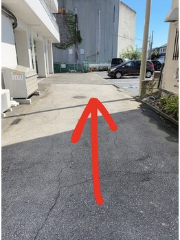 アイラッシュサロン ラベラージュ 江曽島店(La belle age)/駐車場までのご案内1