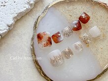 シエル バイ アンテリジャン(Ciel By Antellijan)/ニュアンスフットネイル2種