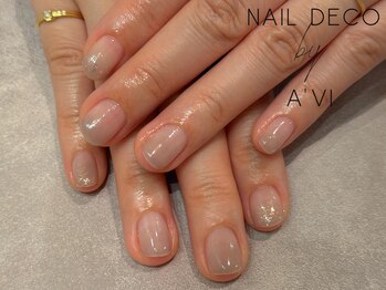 ネイルデコ(nail DECO)/【Jr.担当】クリアニュアンス
